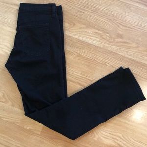 Gap black straight jeans